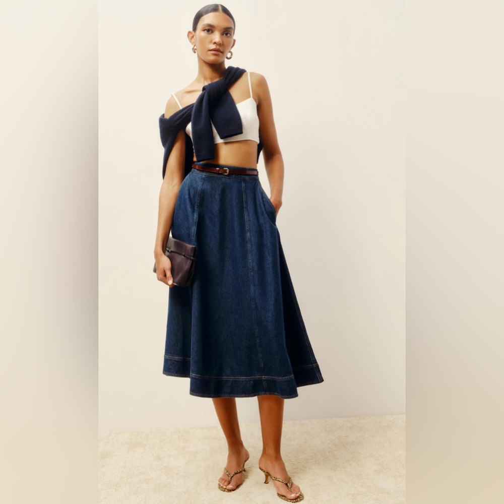 Denim skirt